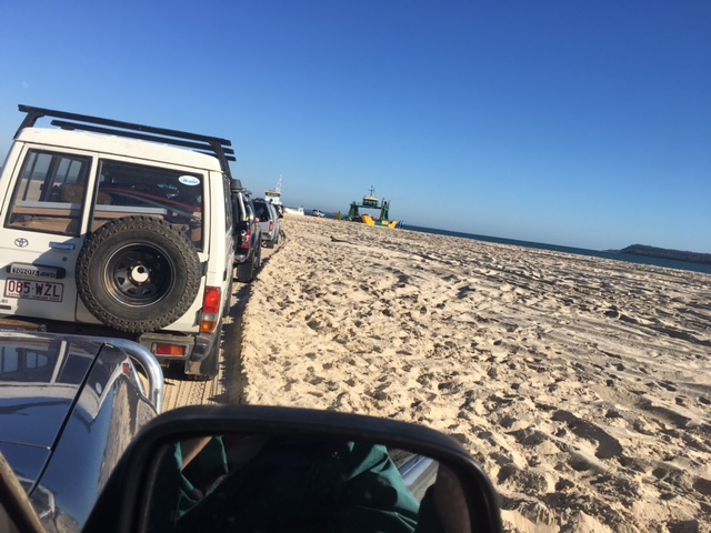 Off to Frazer in the Troopie 4WD